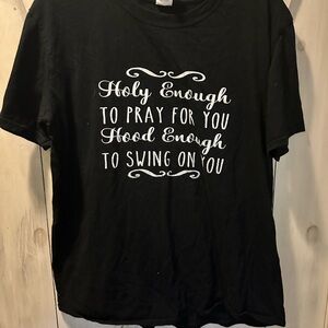 Womans funny t-shirt size Large